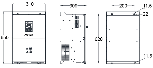 Преобразователь частоты FRECON FR150A-4T-132