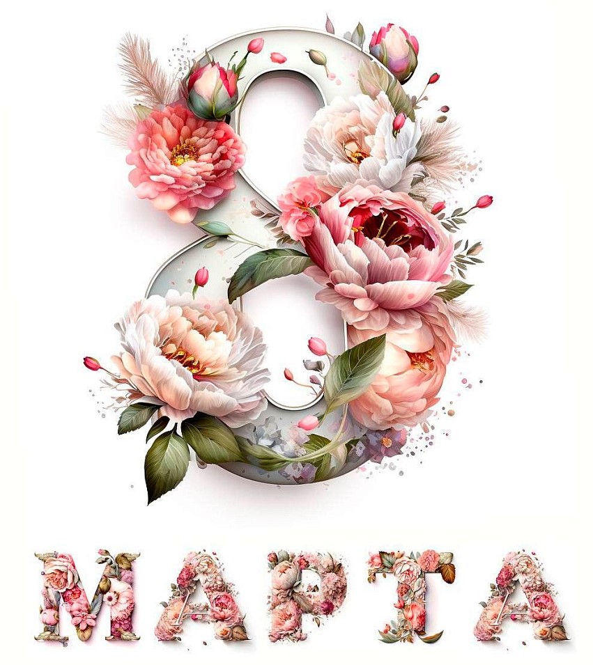 Поздравляем с Международным женским днем 8 Марта!